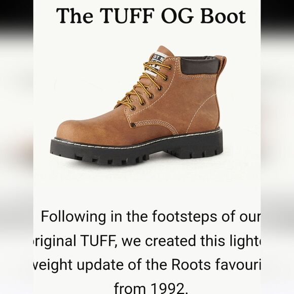 Limited Edition Roots x Fred VanVleet Tan Brown Leather Tuff Boots Sz 7 - Picture 2 of 7